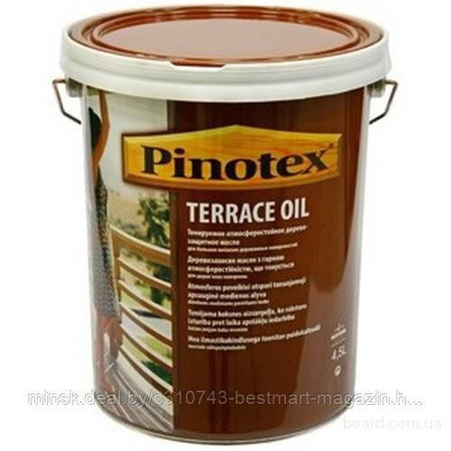 Масло Pinotex Wood&Terrace Oil - 2.7л. (1л) Разные цвета | доставка/самовывоз | Террас Оил Вуд Оил - фото 1 - id-p16785794