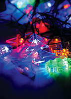 Новогодняя светодиодная гирлянда "Новогодние игрушки" Космос 30 светодиодов, RGB, 4.4м 30LEDMIX1_RGB