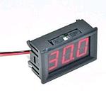 Модуль вольтметра в корпусе 0,56" 0-100В (Красный)