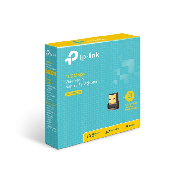 Wi-Fi адаптер USB TP-LINK, беспроводной, TL-WN725N