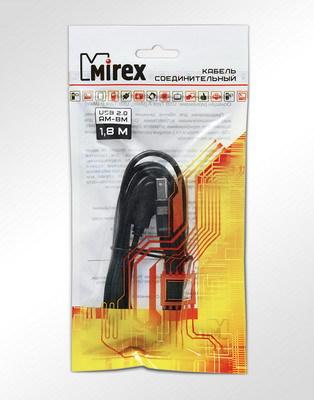 Кабель для принтера USB 2.0 AM-BM 1.8м Mirex - фото 1 - id-p109439627