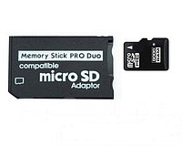 Переходник c MicroSD на Memory Stick PRO Duo