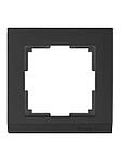 Werkel WL04-Frame-01-black Рамка на 1 пост (черный)