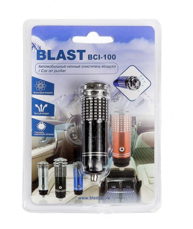Автомобильный ионный очиститель воздуха BLAST BCI-100 черный