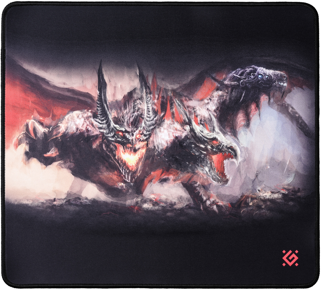 Коврик для мыши Игровой Defender Cerberus XXL, 400x355x3 мм, ткань+резина 50556