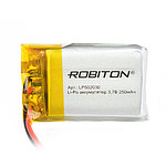 Аккумулятор Li-Po LP502030 3.7V 250 mAh Robiton