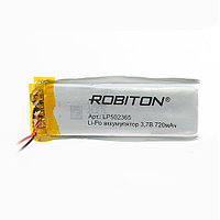 Аккумулятор Li-Po LP502365 3.7V 720 mAh Robiton