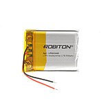 Аккумулятор Li-Po LP683440 3,7V 900 mAh Robiton