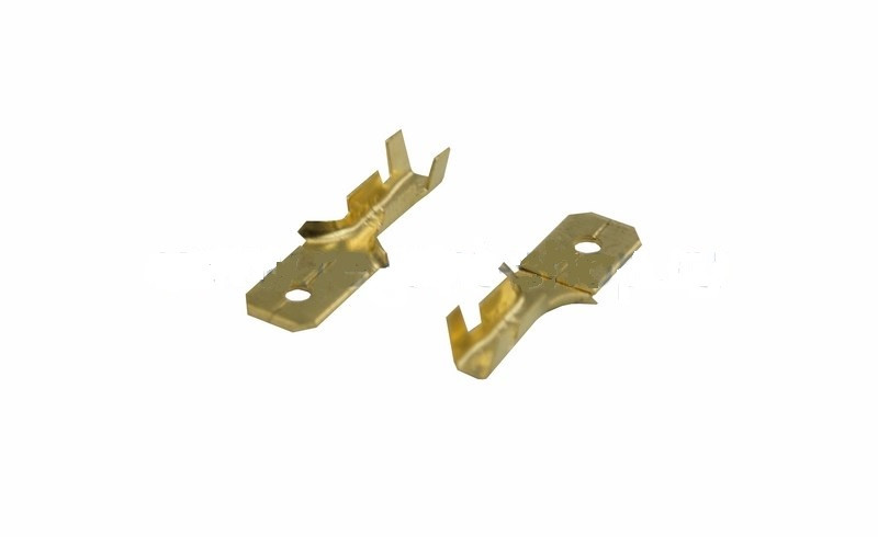 Клеммы плоские латунные большие REXANT папа 08-0913
