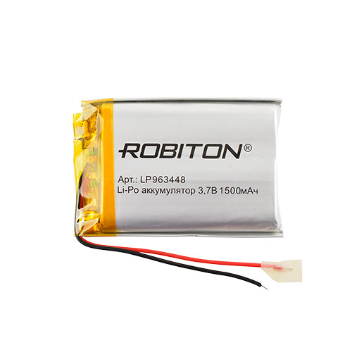 Аккумулятор Li-Po LP963448 3.7V 1500 mAh Robiton