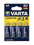 Батарейка AA LR6 VARTA LONGLIFE