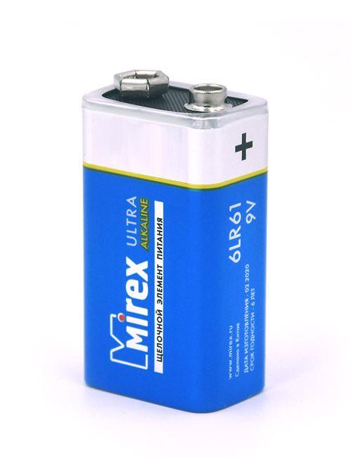 Батарейка Крона 6LR61 Mirex 1BL - фото 2 - id-p146002038