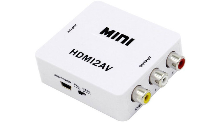 Переходник конвертер HDMI на 3RCA mini