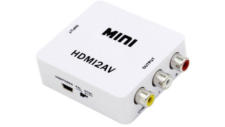 Переходник конвертер HDMI на 3RCA mini - фото 1 - id-p99131776