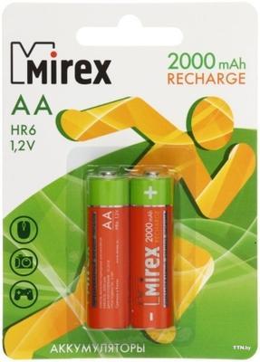 Аккумулятор NI-MH AA 2000mAh Mirex 2BL