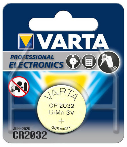 Батарейка CR2032 VARTA 1BL - фото 1 - id-p146002057