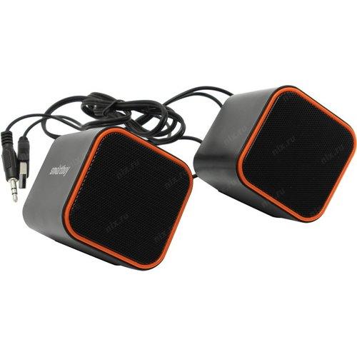 Акустическая система 2.0 SmartBuy CUTE SBA-2590 Черно-оранжевый (6W, пластик, питание от USB)