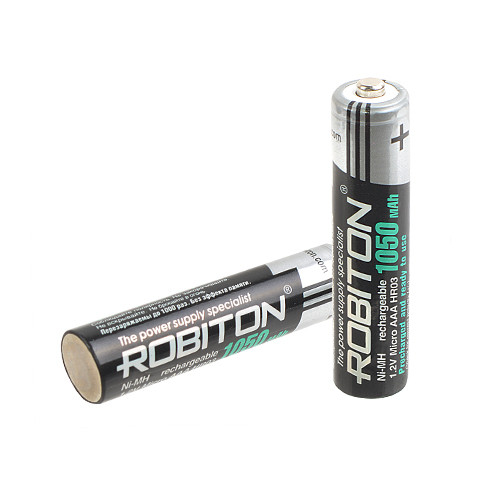 Аккумулятор NI-MH AAA 1050mAh RTU (с низким саморязрядом) Robiton BL2 - фото 2 - id-p99640356