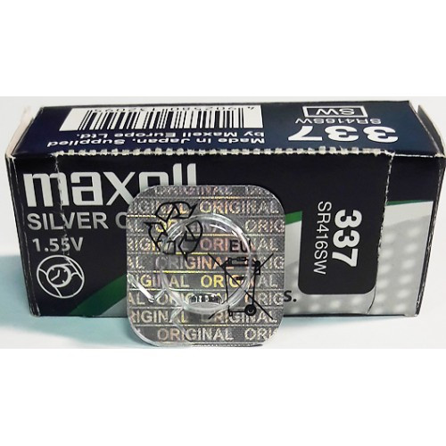 Батарейка Maxell SR416 (337) 1BL - фото 1 - id-p99641124