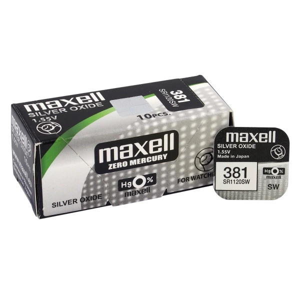 Батарейка Maxell SR1120 (391 / 381 / G8) 1BL