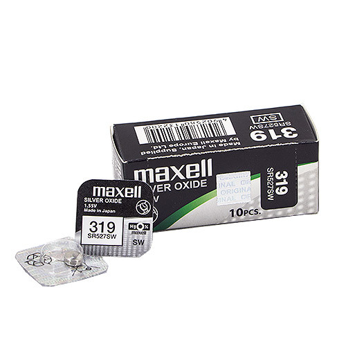 Батарейка Maxell SR527 (319) 1BL - фото 1 - id-p99647507