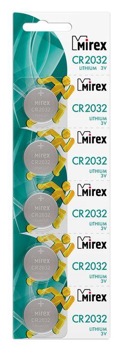 Батарейка CR2032 Mirex - фото 1 - id-p99826943