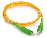 Оптический шнур Patch Cord SC/APC-SC/APC 3м (Зеленый - зеленый)