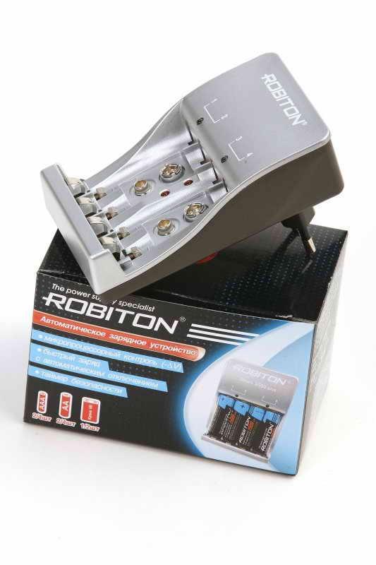 Зарядное устройство для NI-MH и NI-CD АКБ ROBITON Smart S500/Plus - фото 1 - id-p100988495