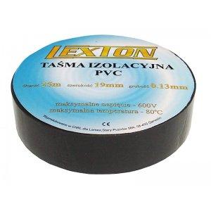 Изолента ПВХ LEXTON 25m/19мм Черная LXSC040CZAR - фото 1 - id-p146002549