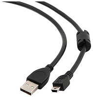 Кабель Mini USB Cablexpert 1.8м, экран, феррит.кольцо CCF-USB2-AM5P-6