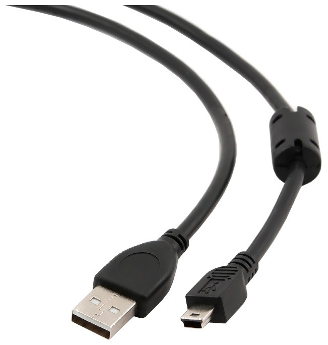 Кабель Mini USB Cablexpert 1.8м, экран, феррит.кольцо CCF-USB2-AM5P-6 - фото 1 - id-p146002571