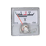 Модуль вольтметра 20В (40x40mm) аналоговый (06336)