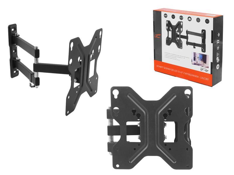 Крепление настенное для ЖКИ телевизора 13-43" поворотно-наклонное LXLCD87 - фото 1 - id-p124560430