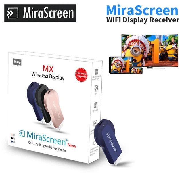 HDMI приемник для передачи беспроводного экрана MiraScreen (Wireless Display Screen MX) - фото 1 - id-p124686565