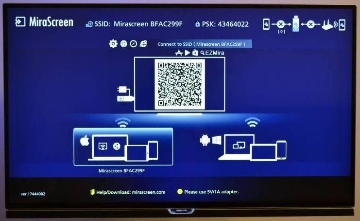 HDMI приемник для передачи беспроводного экрана MiraScreen (Wireless Display Screen MX) - фото 4 - id-p124686565