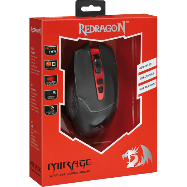 Мышь беспроводная игровая Redragon Mirage 15м 8 кнопок 4800dpi 74847 - фото 4 - id-p146003365