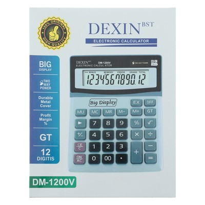 Калькулятор DM-1200V - 12 разрядный - фото 2 - id-p146002719