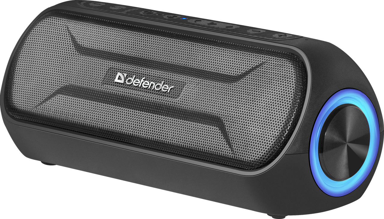 Портативная колонка Defender Enjoy S1000 Черная (20W, BT 4.2, FM, AUX, 2000mAh) 65688 - фото 2 - id-p128598984