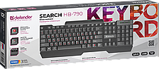 Клавиатура проводная Defender Search HB-790 45790