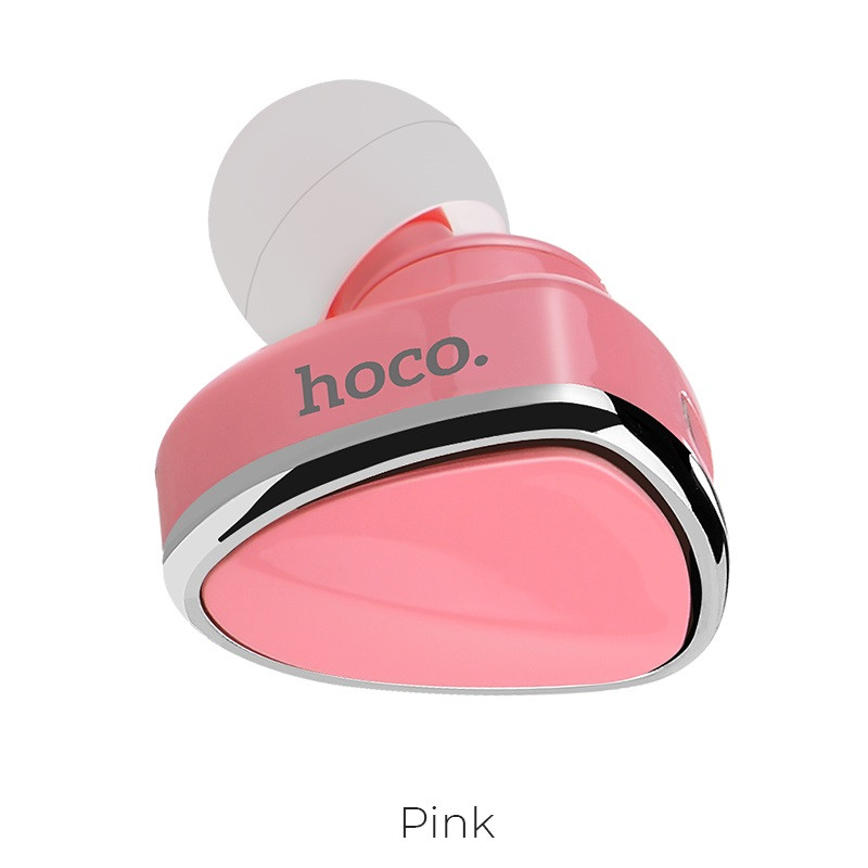 Bluetooth гарнитура HOCO E7 (Bluetooth 4.1, 55 мАч) Розовая - фото 2 - id-p131732044