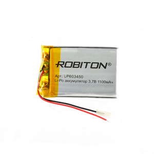 Аккумулятор Li-Po LP603450 3.7В 1100 mAh Robiton - фото 1 - id-p105761116