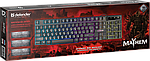 Клавиатура проводная игровая Defender Mayhem GK-360DL RU,RGB подсветка, 19 Anti-Ghost  45360