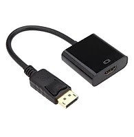 Переходник конвертер DisplayPort - HDMI 25см, пакет (YR-MDP-38)