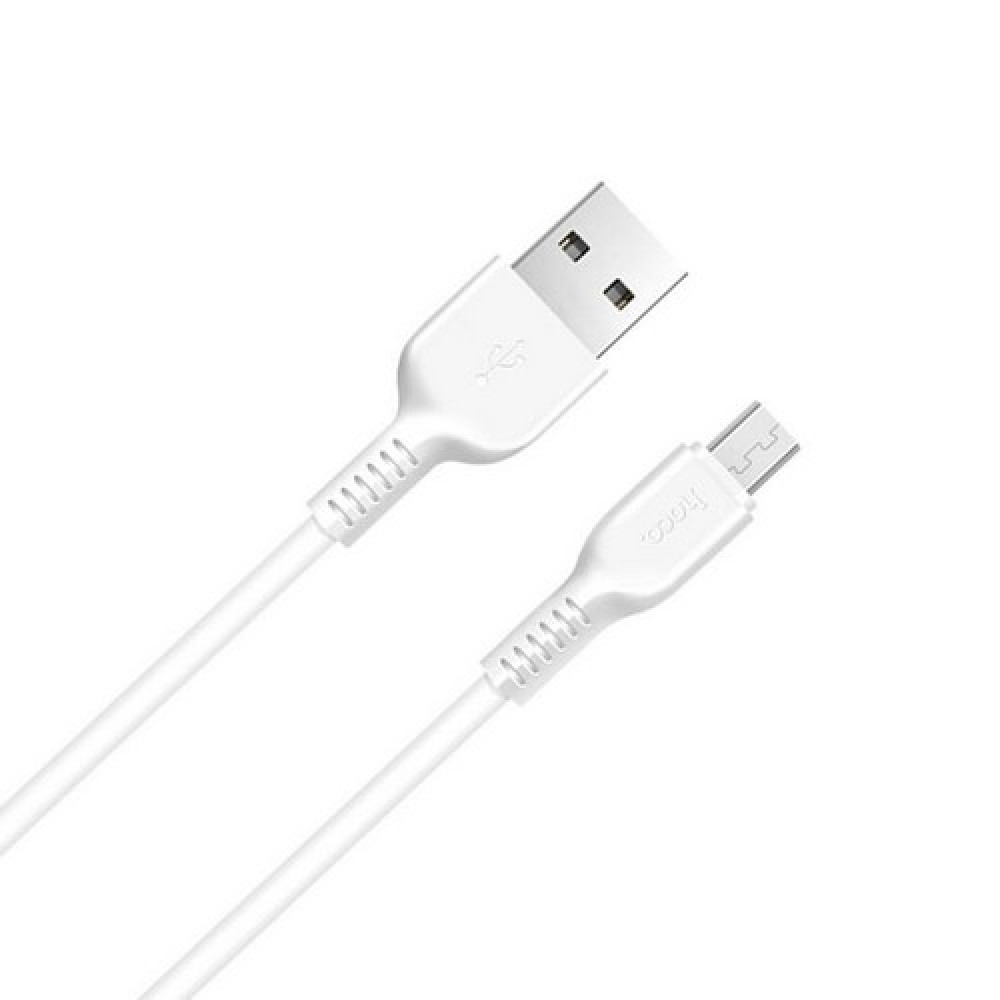 Кабель Micro USB HOCO X20 3м, 2A белый