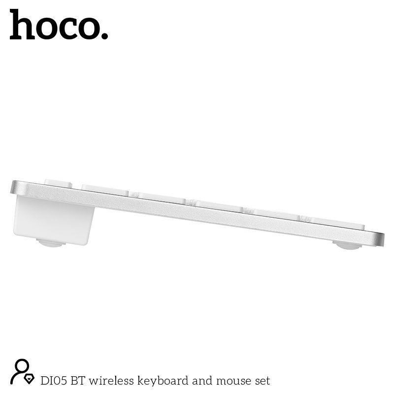 Комплект беспроводной клавиатура + мышь беспроводной Hoco DI05 (Bluetooth 3.0) цвет: белый - фото 4 - id-p146002929