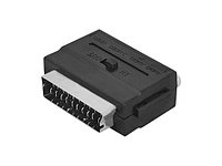 Переходник шт.SCART- 3xRCA гнезда с переключателем LX8013PC