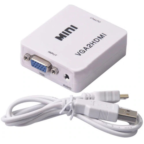 Переходник конвертер VGA на HDMI (Mini VGA to HDMI)