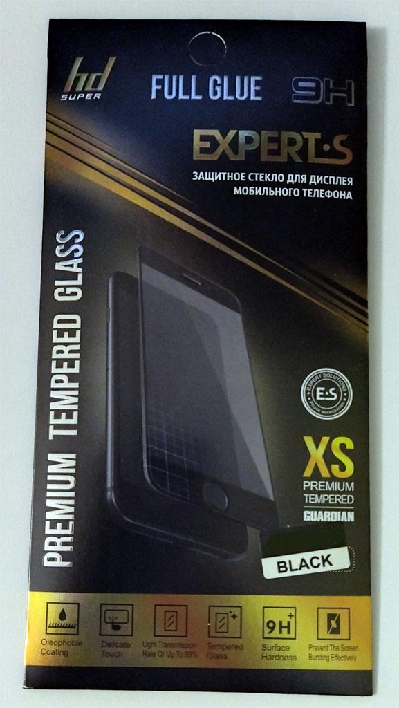 Защитное стекло Huawei P Smart + (Черное) с полной проклейкой EXPERTS FULL SCREEN GLASS 9D - фото 3 - id-p108025243