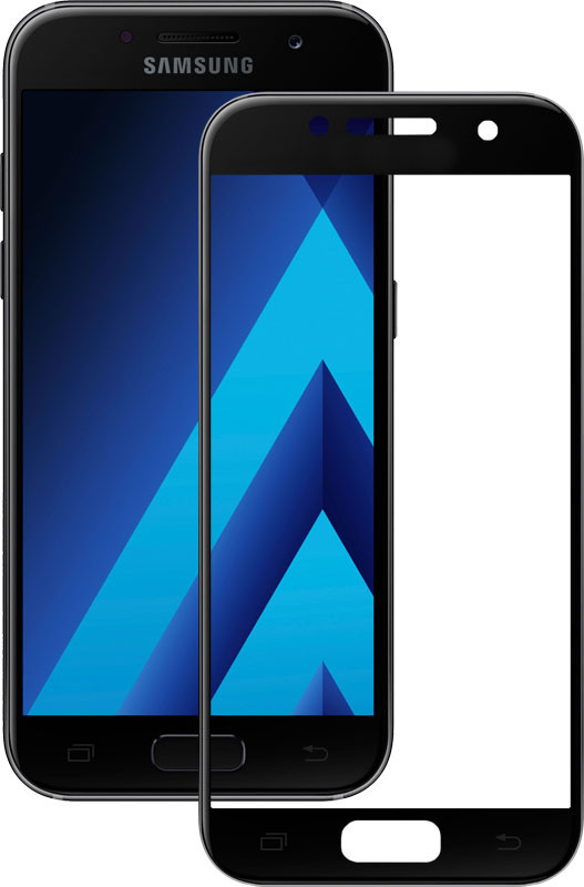 Защитное стекло Samsung A3 A320F (2017) (Белое) с полной проклейкой EXPERTS FULL SCREEN GLASS 9D