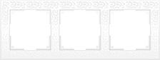 Werkel WL05-Frame-03-white Рамка на 3 поста (белый)